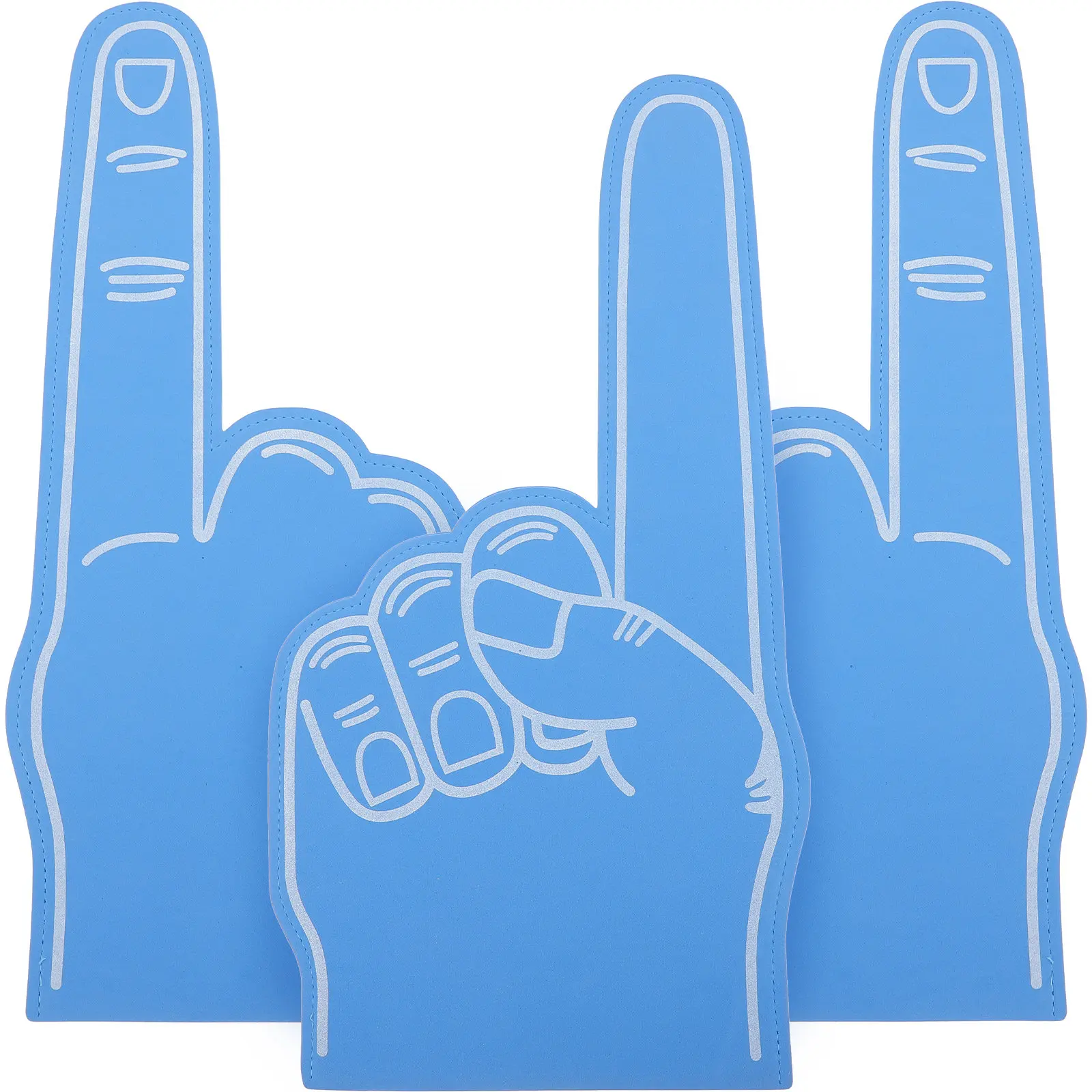 3Pcs Foams Finger Cheer Prop Sports Accessories Sporting Event Cheerleading Hand Party Supply Foams Finger Cheerleading Stuff