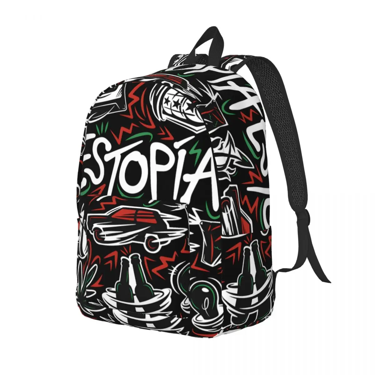 Hiking ESTOPIA Peru ESTOPA 25Th Anniversary Tour Zipper Closure Casual Estopa Handbag For Women Kid Knapsack Birthday Gift