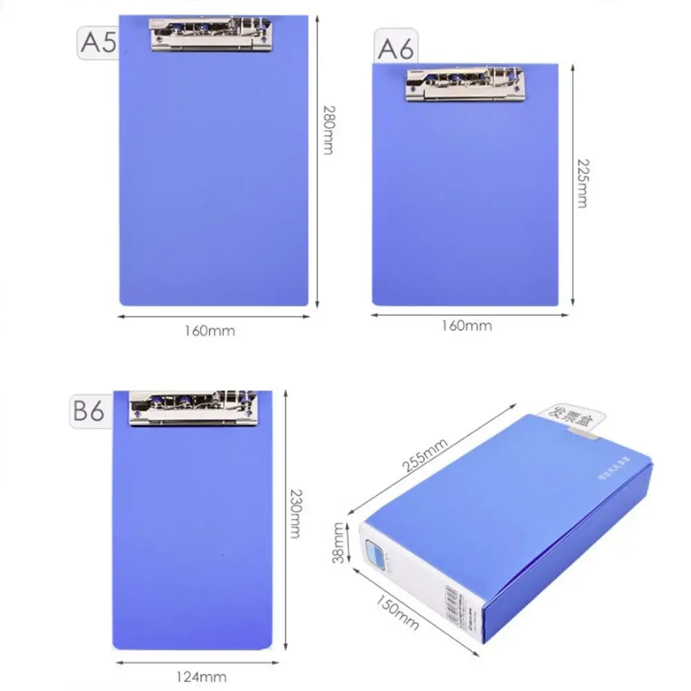 Opslag School Kantoor Schrijven Klembord Klembord Schrijfbord Klembord Bestandsdoos Case Opslag Klembord Document Bestandsmappen