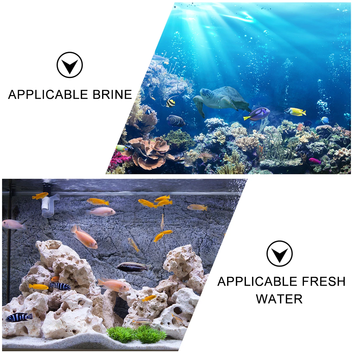 

2pcs Plastic Water Grass Decoration Realistic Artificial Aquatic Plants Fish Tank Aquarium Supplies Underwater Landscape Salt