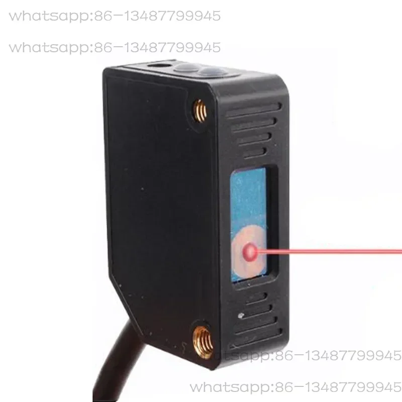 Square Laser Sensor Diffuse Reflection  Laser Photoelectric Switch Visible Red Infrared  Electric Eye