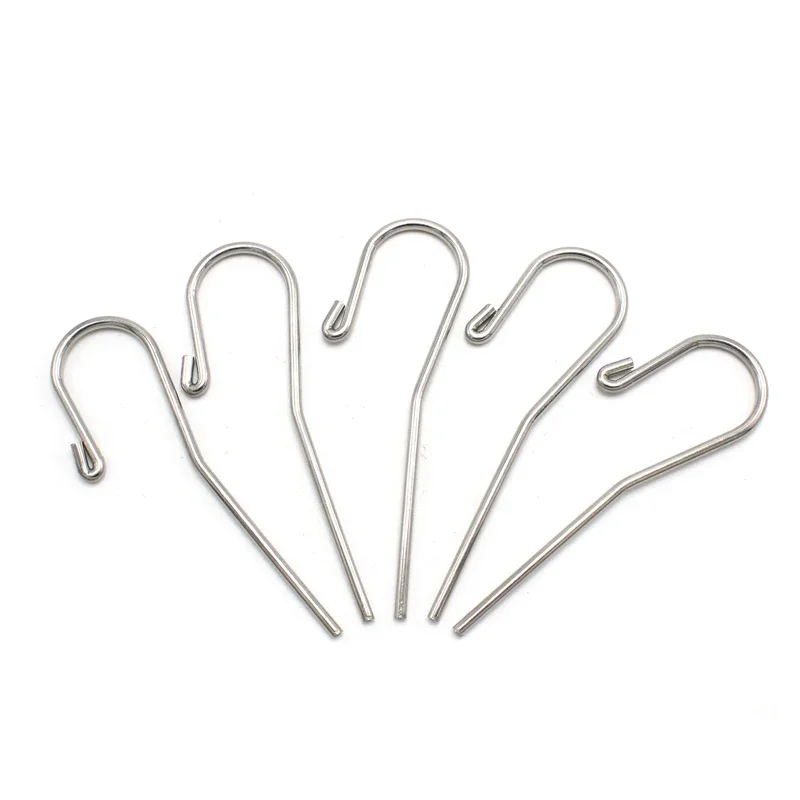 6Pcs/Pack Stainless Steel 2mm Dental Lip Hook Root Canal Measuring Accessories Lip Mouth Hook Apex Locator Tool for Dentists