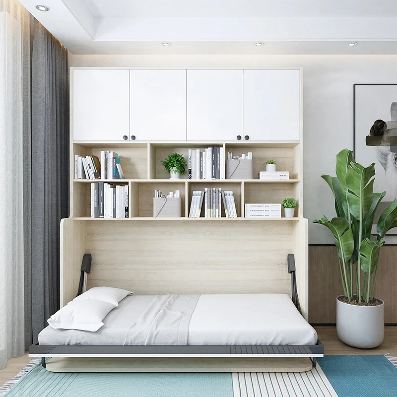Wall bed Invisible Vertical wall folding Turning Murphy Rollover desk integrated hidden Hardware accessories