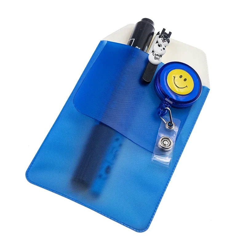 Hot Sales 1 Piece High Quality Water-proof PVC Nurse Docter Office Pocket Pen Bag Pocket Protector Pen Pouch Pen Organizer
