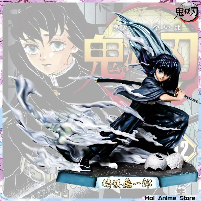 Demon Slayer Muichirou Anime Figure Kimetsu No Yaiba Blade Action Figures Tokitou Muichirou Figurines Collection Model Toy Gifts