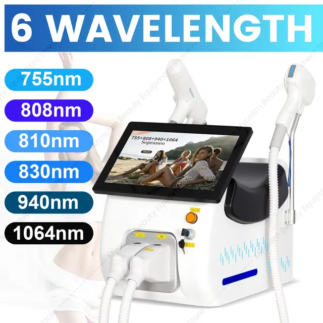5000W Soprano 2 in 1 Diode Hair Removal 10Bars Device Picosecond