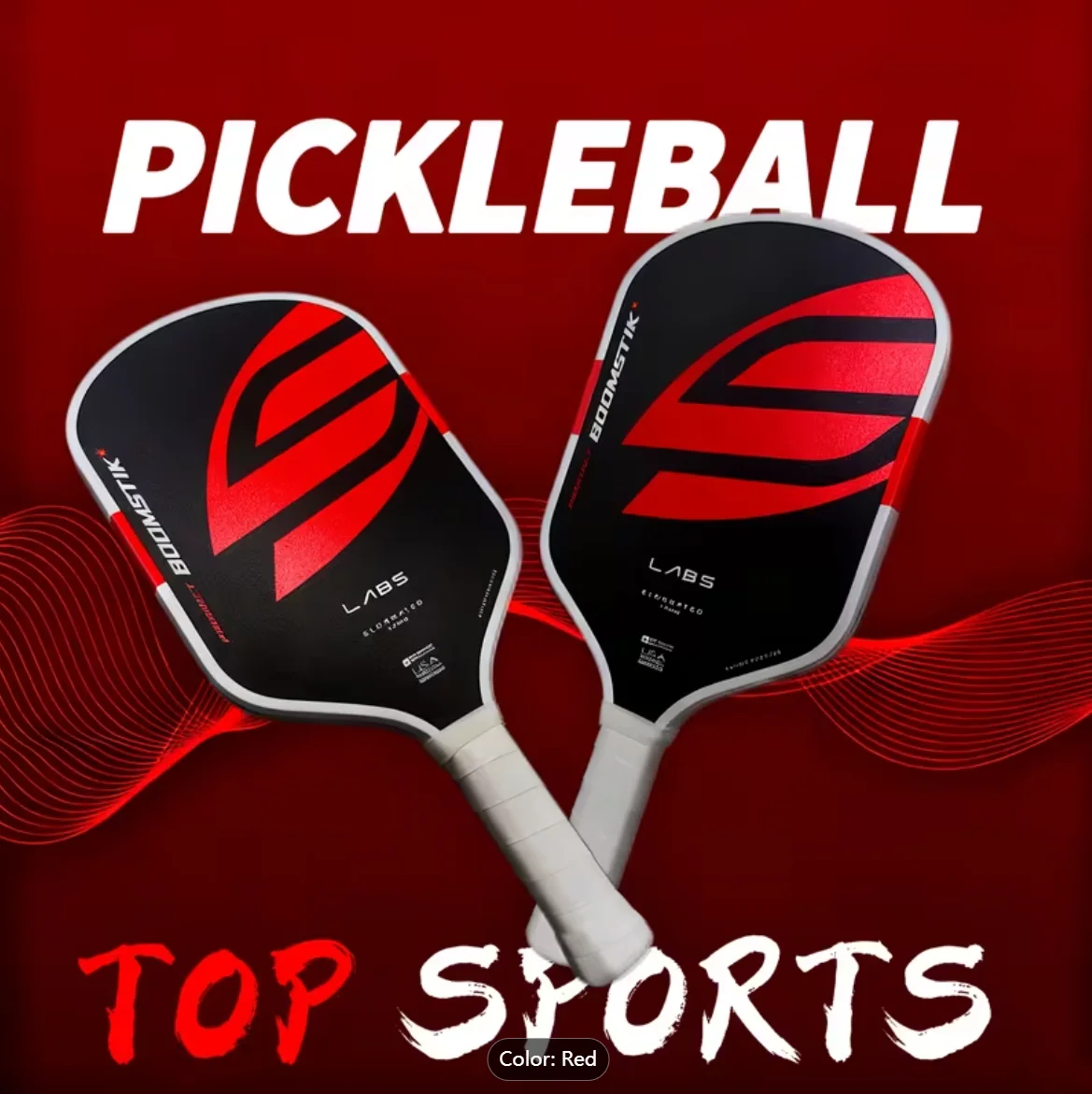 

LABS Project Boomstik Elongated Pickleball Paddle 16mm Boom Core Racket Pure Foam Paddle