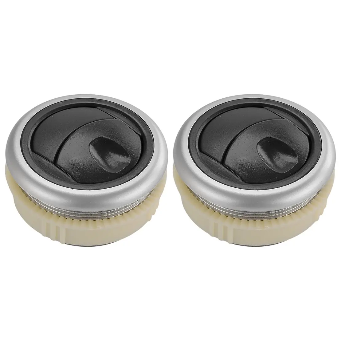 

2pcs Round Car RV Bus A/C Air Conditioning Vent Outlet Grille 63mm Hole ABS