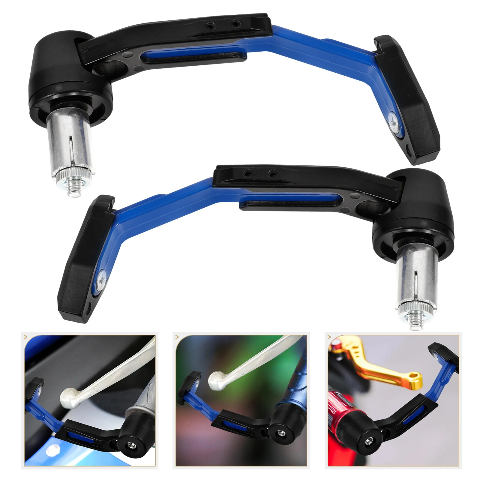 Motorcycle Hand Guard Bow Handlebar Protector Metal 1750X500X200CM Motorbike Protectors Blue Supply