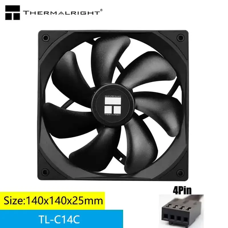 Thermalright TL-C14CW/14C-S 14cm  Cooling Fan 5V 3PIN ARGB pc gamer Adjust Speed Cooler argb Adjustable PC Case Fan ventilador