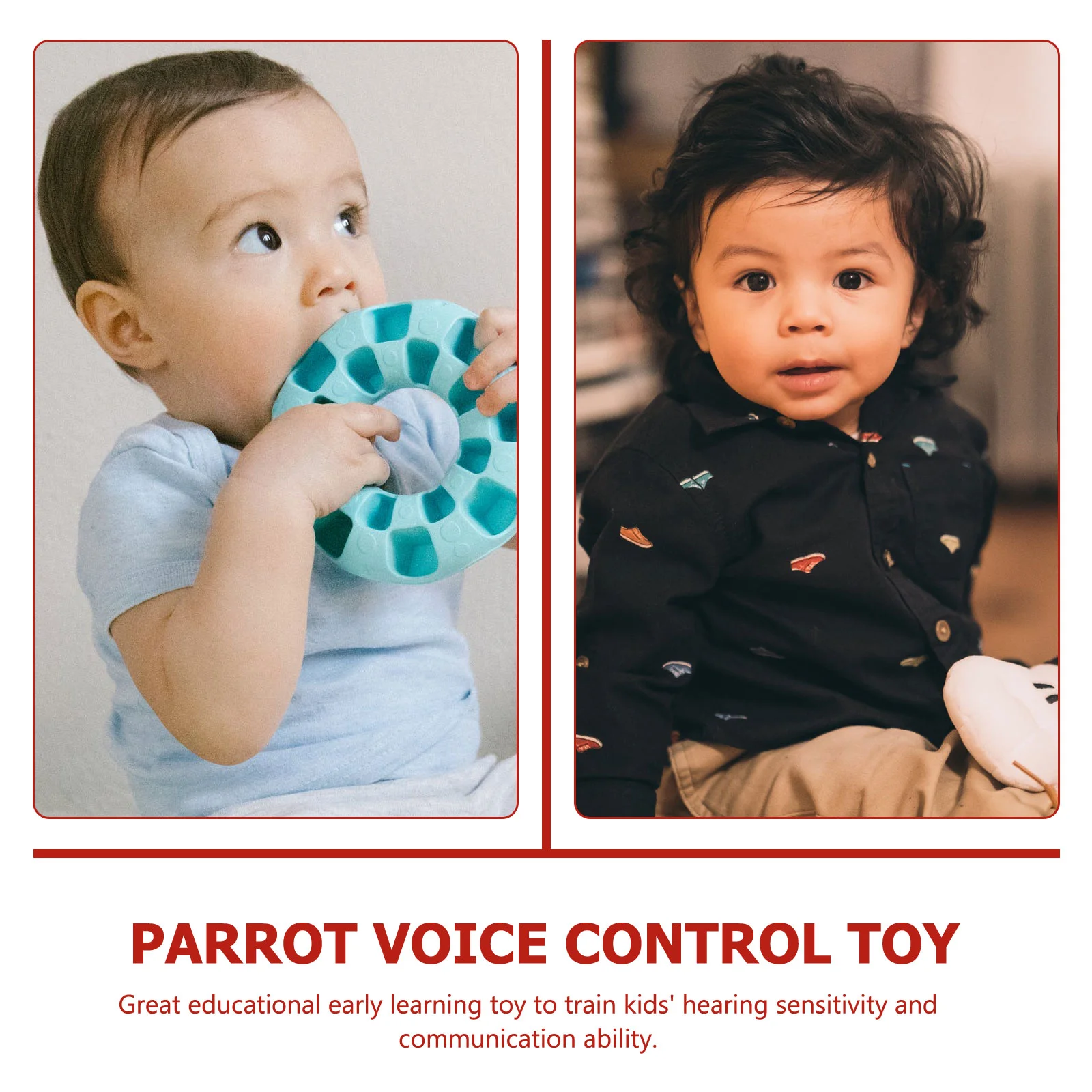 Parrot Voice Control Toy Educational Kids Toys Imitation Recording Abs Plaything Decorative Model Child