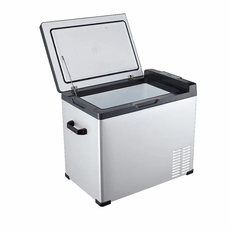 

Tom AutoCamping Fridge Outdoor Cooler Mini 25L Outdoor Refrigerator 12V Mini Compressor Car Fridge Freezer for Drink Fruits and