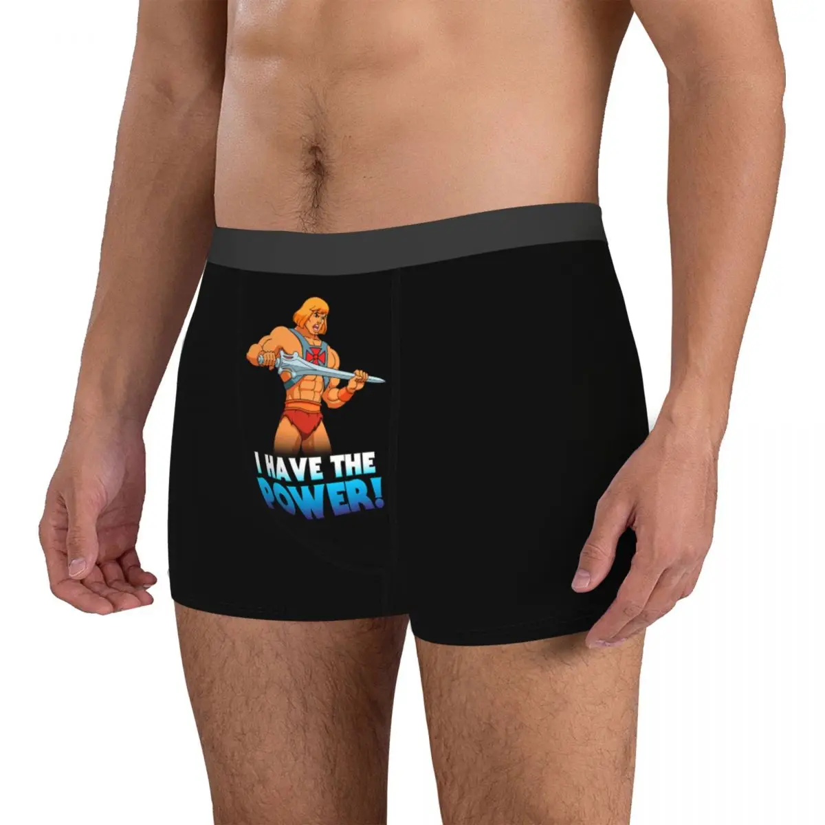 Men I Have The Power Underwear He-Man and the Masters of the Universe Boxer Briefs Shorts Panties Homme Underpants Plus Size