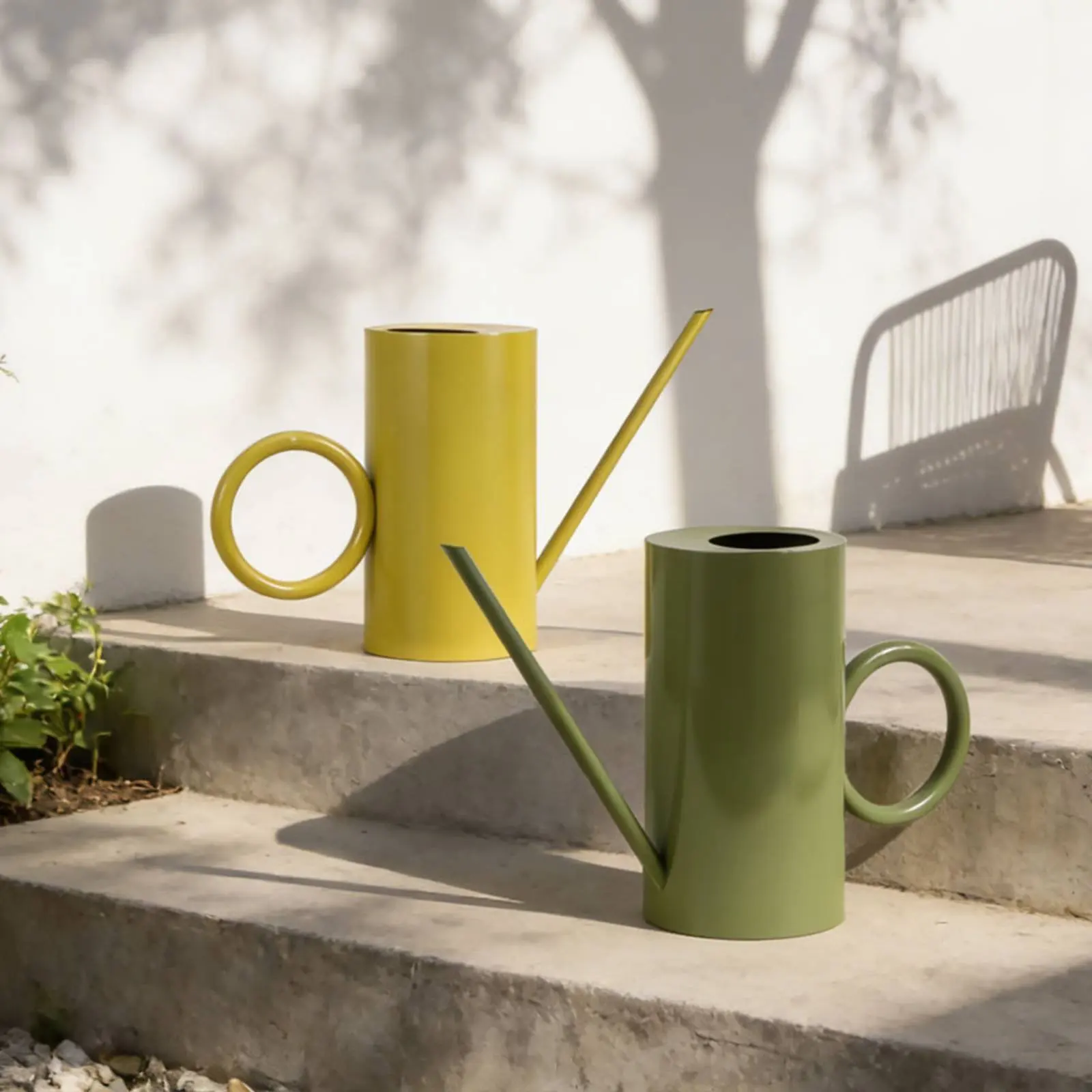 

Long Spout Watering Can Large Capacity Stainless Steel Watering Pot Gardening Tool Ergonomic Handle for Gardeners, Balcony
