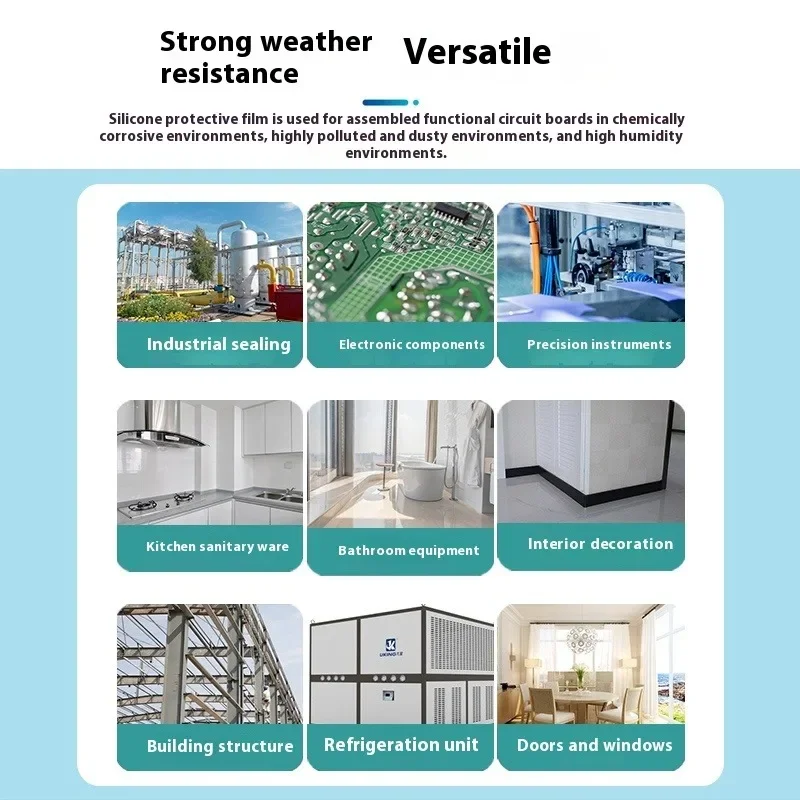 Shin-Etsu KE-45T/W/B/G/R 330 مل لاصق RTV مكون واحد، ألوان متعددة، استخدام صناعي، نطاق درجة حرارة واسع، غير تفاعل