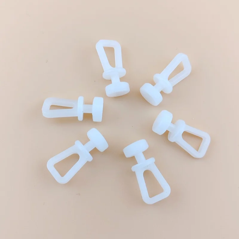 10pcs Plastic old-fashioned curtain track pulley square rail bead accessories curtain accessories bead triangle nano pulley