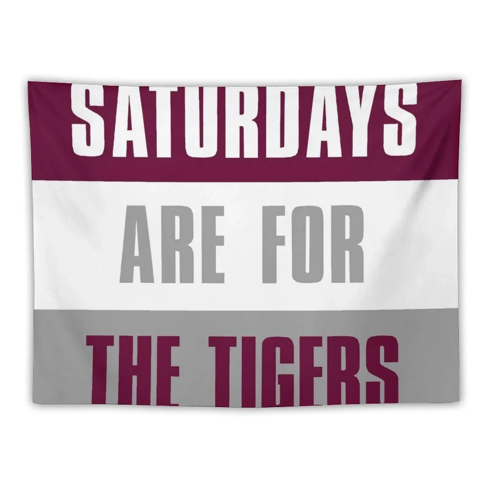 Saturdays are for The Tigers, Campbellsville University Tapestry Art Mural Tapestry