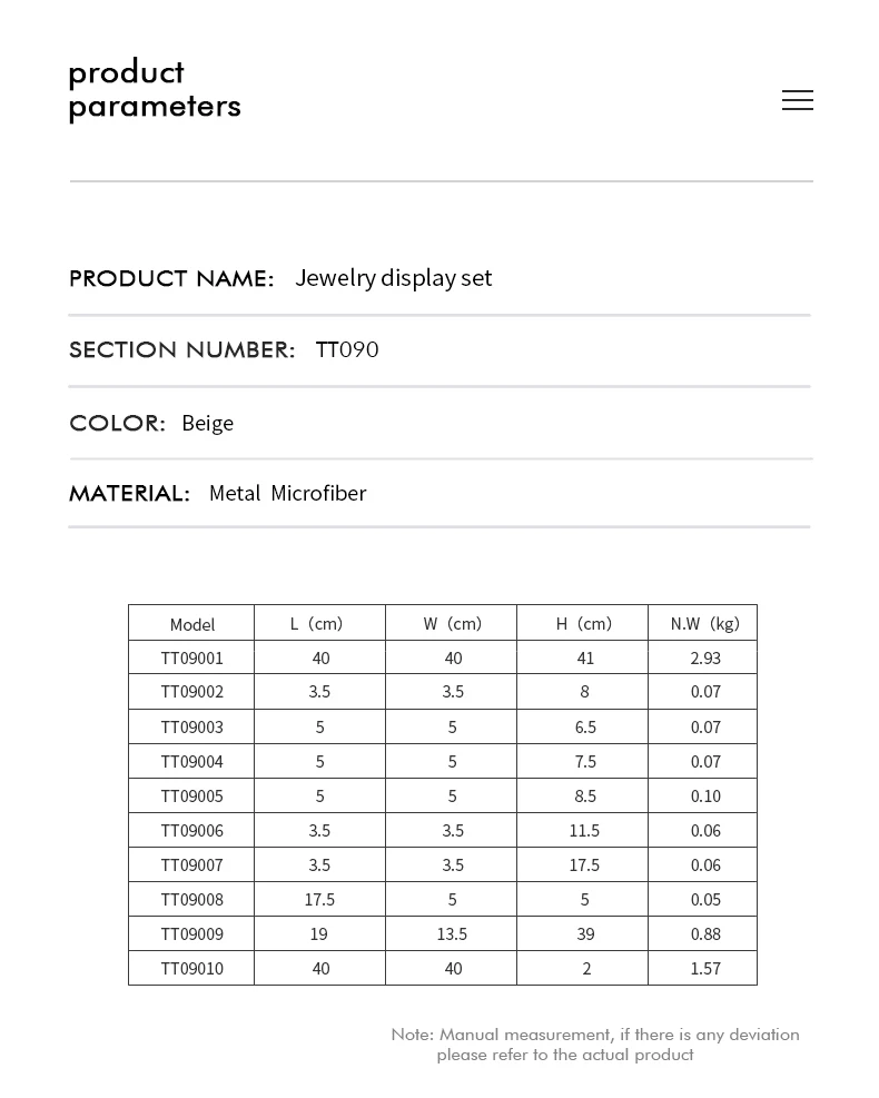 Oirlv Mikrofaser-Leder Schmuck-Präsentationsset Weißes Vitrinen-Organizer-Kit für Halsketten, Ringe, Ohrringe, Armbänder & Einzelhandel – Detail 5