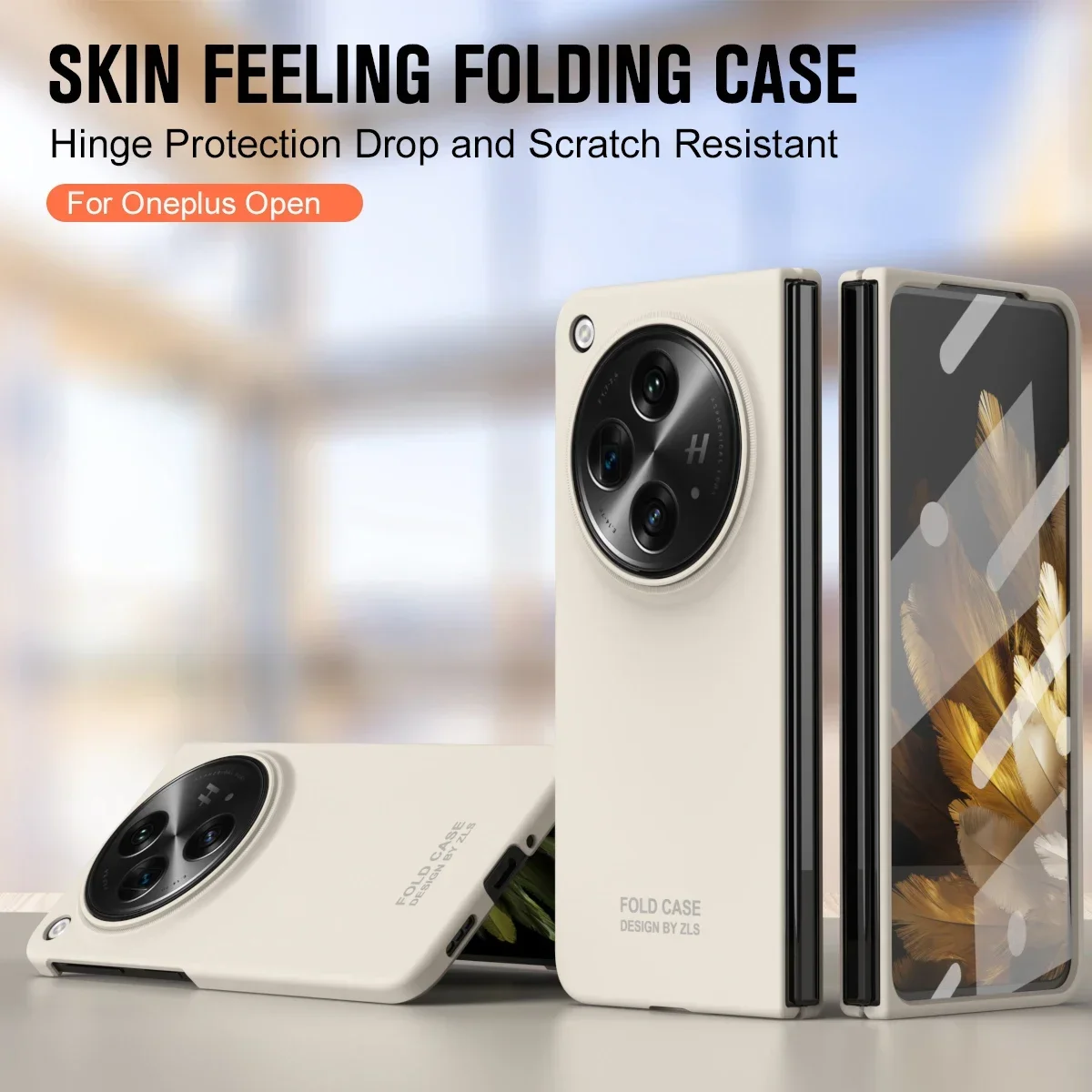 Original Hinge Case For OnePlus Open Liquid Silicon Matte PC Armor Shockproof 360 Full Screen Protector Cover For Oppo Find N3