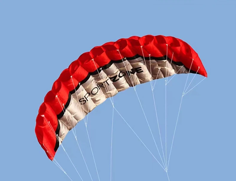 Large dual Line Stunt flying power Kite rainbow large soft kites for adults kitesurfing factory steering wheel set eagle weifang