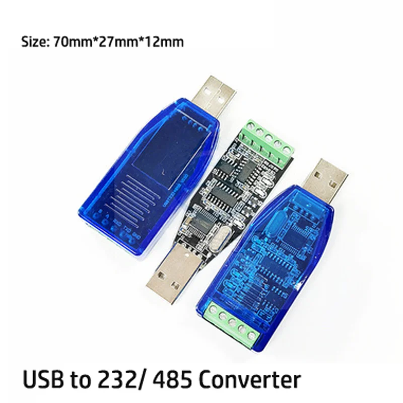 Industrial-grade Usb To Rs485 RS232 Communication Module Two-way Half-duplex Serial Line Converter TVS protection