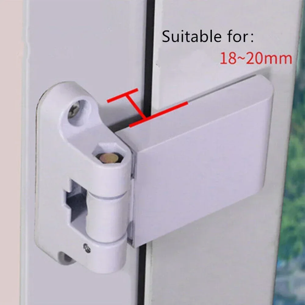 1pcs Door Flag Hinge Door Hinge White For Plastic Steel Doors Casement Left Right 3-hole Adjustable Door Hinges Hardware