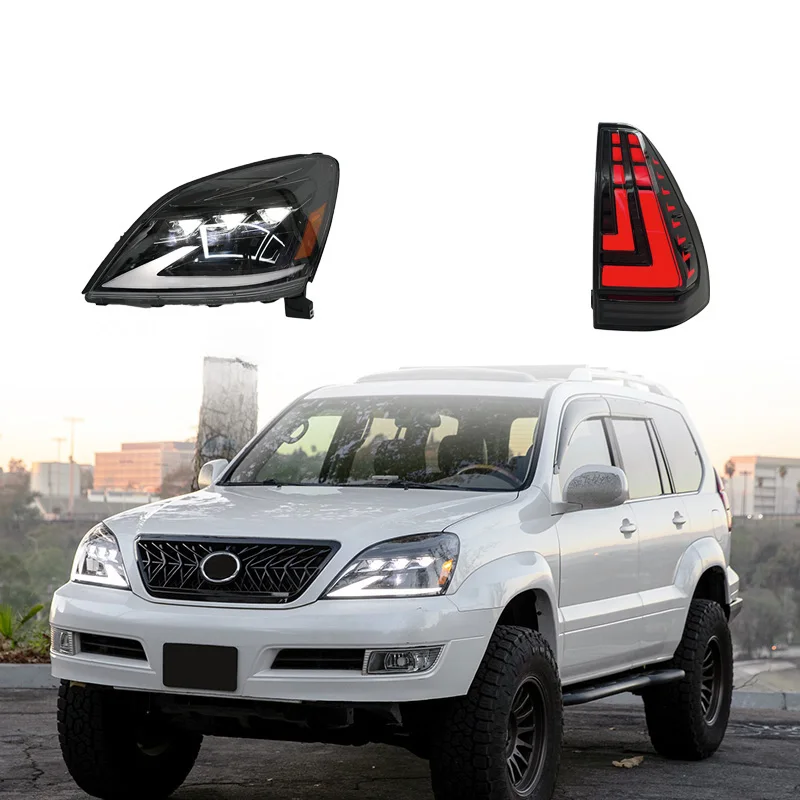 

For Lexus GX Headlights And Tail Light 2003 2004 2009 GX470 Plug And Play LED Head Lamp Light DRL Assembly