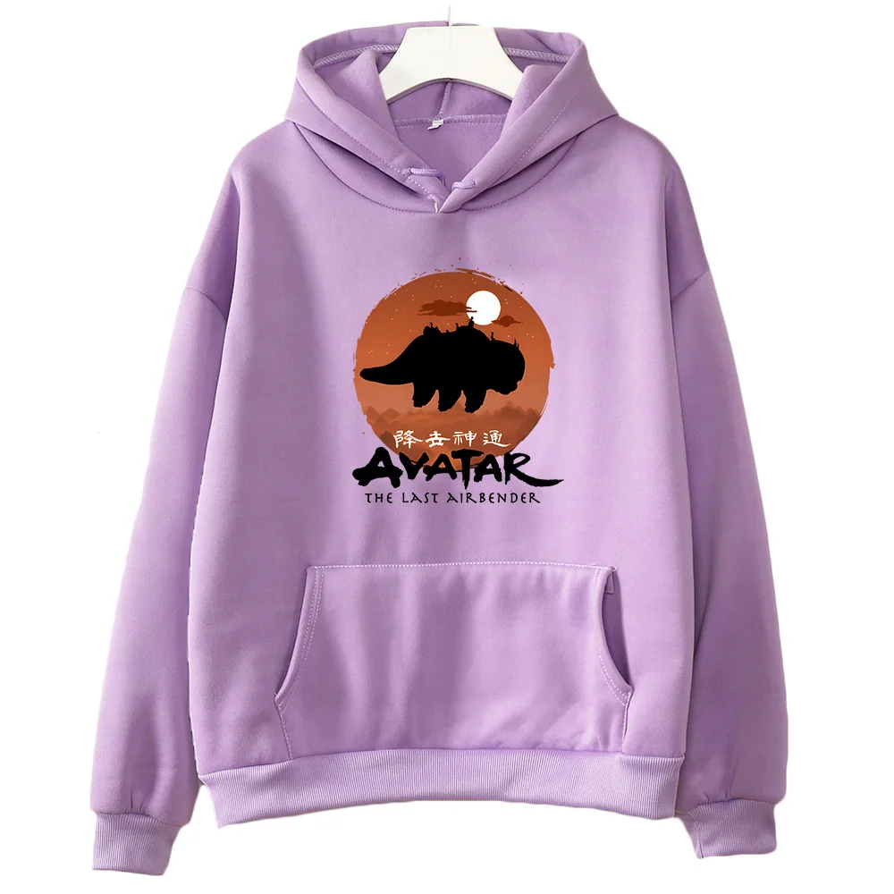 Avatar The Last airdoblador-Sudadera de manga larga con capucha para Mujer, Ropa cómoda con estampado gráfico, informal, suave