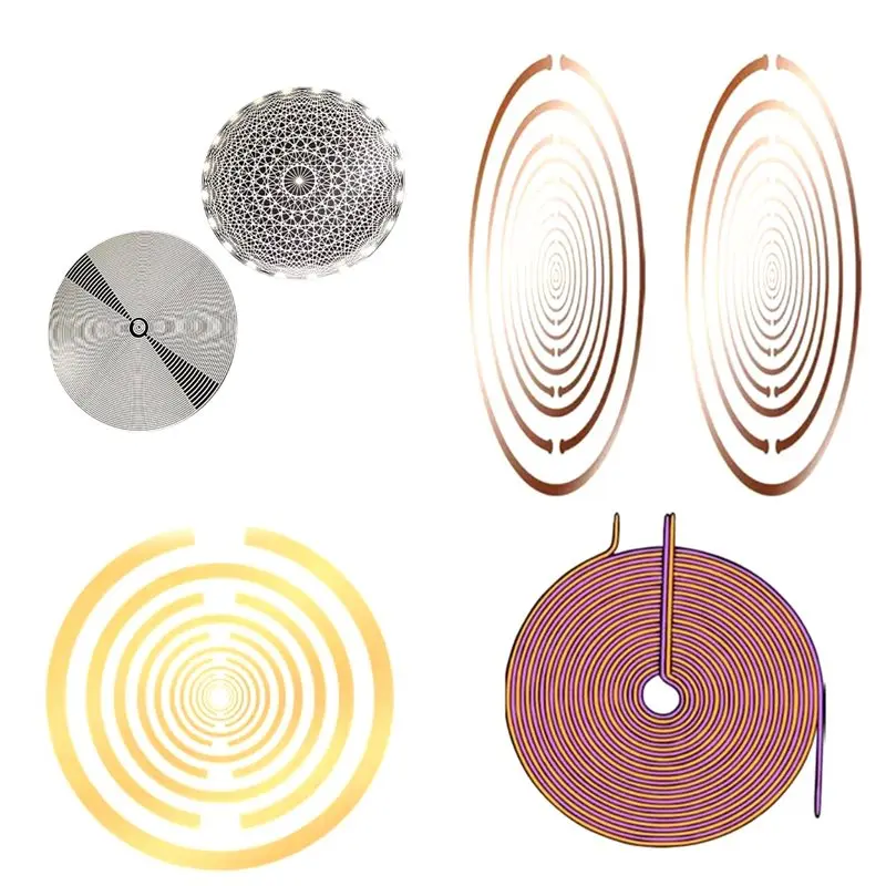 A99E-3 Pack Golden Plated Disc MWO Disk 10Cm Multiwave Oscillator Antenna Ornaments Lakhovsky Golden 3.94Inches MWO