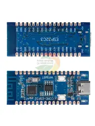 Development Board 2.4G WIFI Bluetooth Module ESP32-C3 Core Board CH343P 32Pin for Verifying ESP32C3 Chip Function Blue