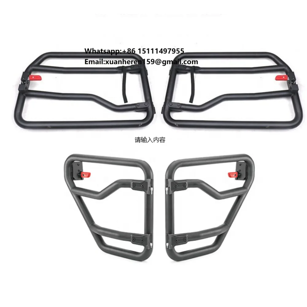 

Sdesi Vehicle Modification Parts Facelift Steel Off Road Tubular Door Accessories Half Door for Jeep Wrangler JL 2007+