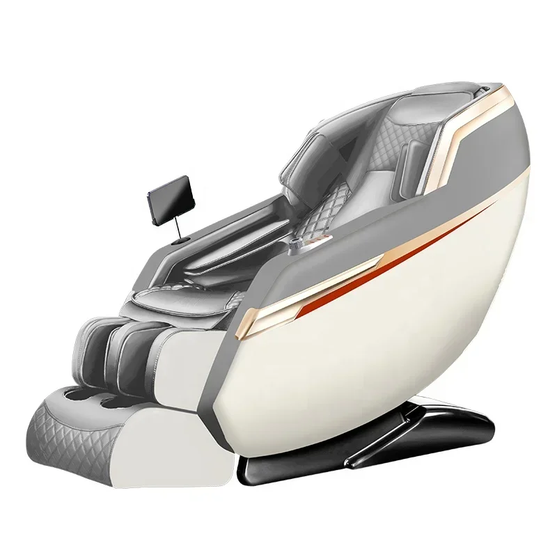 High Quality Relax Electric 4D Black Body 4-Rollers Home and Office Massage Chair 0 Gravity with Musical Function