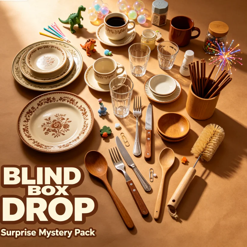 Big Discount Tableware Blind Box Fun Unboxing Random Surprise Blind Box