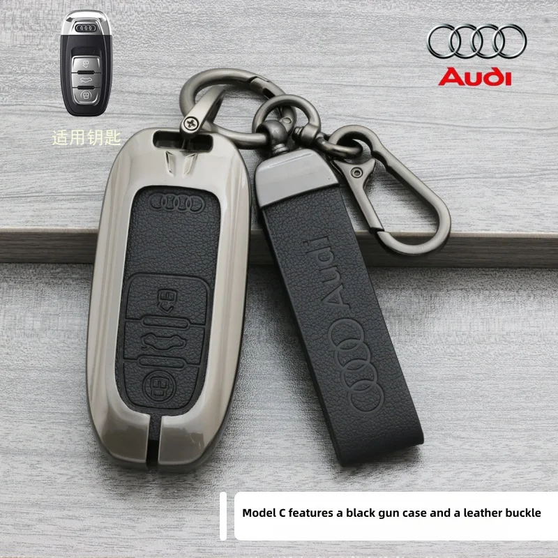 

Car Key Case Full Cover Smart Remote Shell Fit For AUDI A4 A5 A6 B6 B7 B8 A7 A8 Q5 Q7 R8 TT S5 S6 S7 S8 A8L SQ5 Auto Accessories