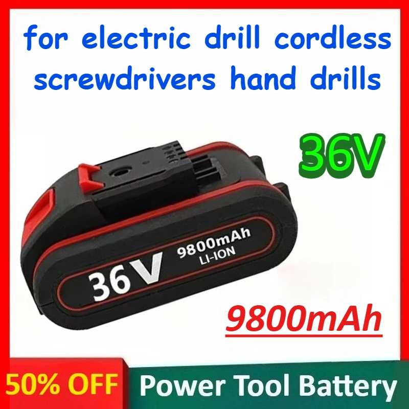 

36V 9800mah electric tool general rechargeable lithium battery for electric drill cordless screwdrivers hand drills power tools