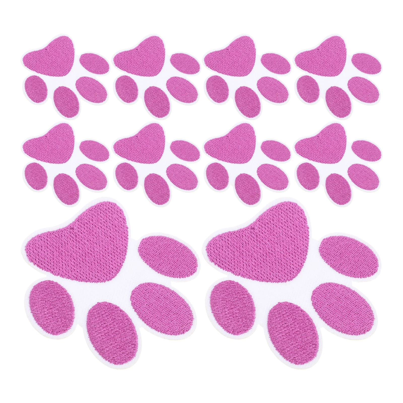 

12 Pcs Embroidered Patches Purple Cartoon Appliques Iron On Self Adhesive For Clothes Bags Diy Crafts Long Lasting Fade