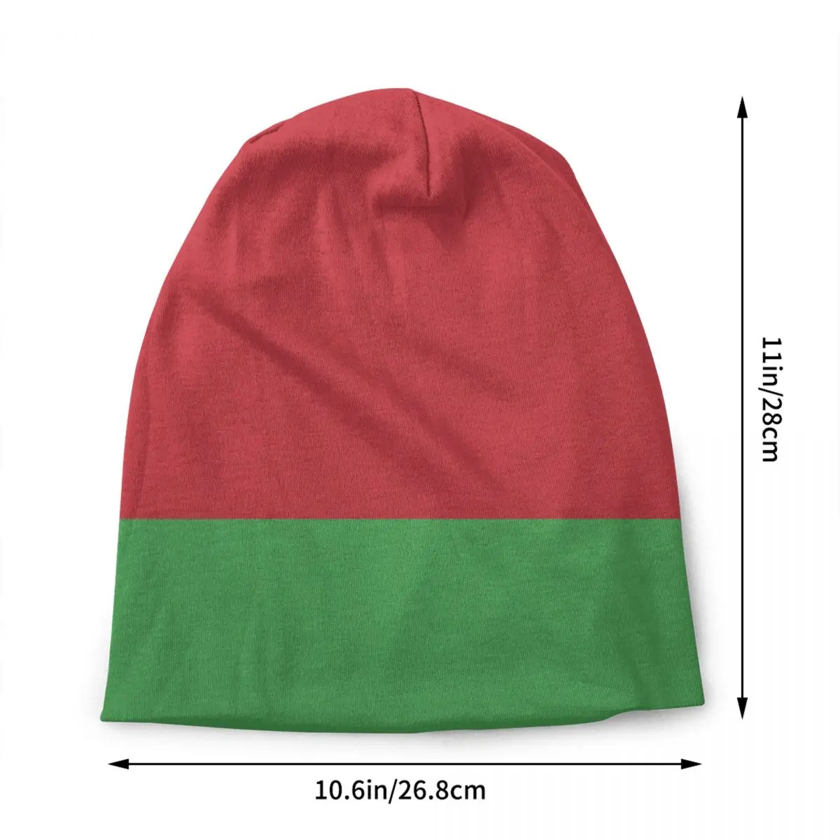 Bandiera della bielorussia Skullies berretti berretti Unisex inverno caldo cappello lavorato a maglia uomo donna strada adulto cappelli cofano berretto da sci all'aperto