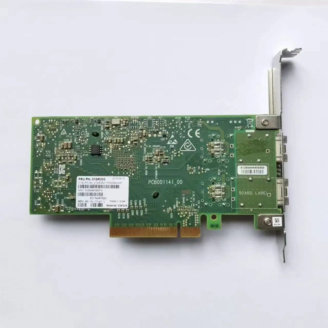 

Mellanox/Mellanox CX4121A-XCAT 01GR253 10/25G dual port 10 Gigabit fiber optic network interface card
