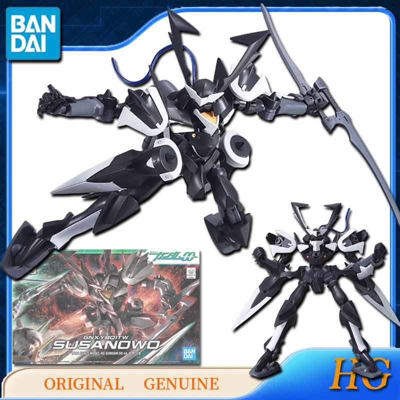 Bandai-Figuras de Ação Anime Originais para Crianças, Ornamentos de Modelo para Meninos e Meninas, Genuine HG, GNX-Y901TW, SUSANOWO, GNX-603T, GN-X, Presente para Crianças, Original