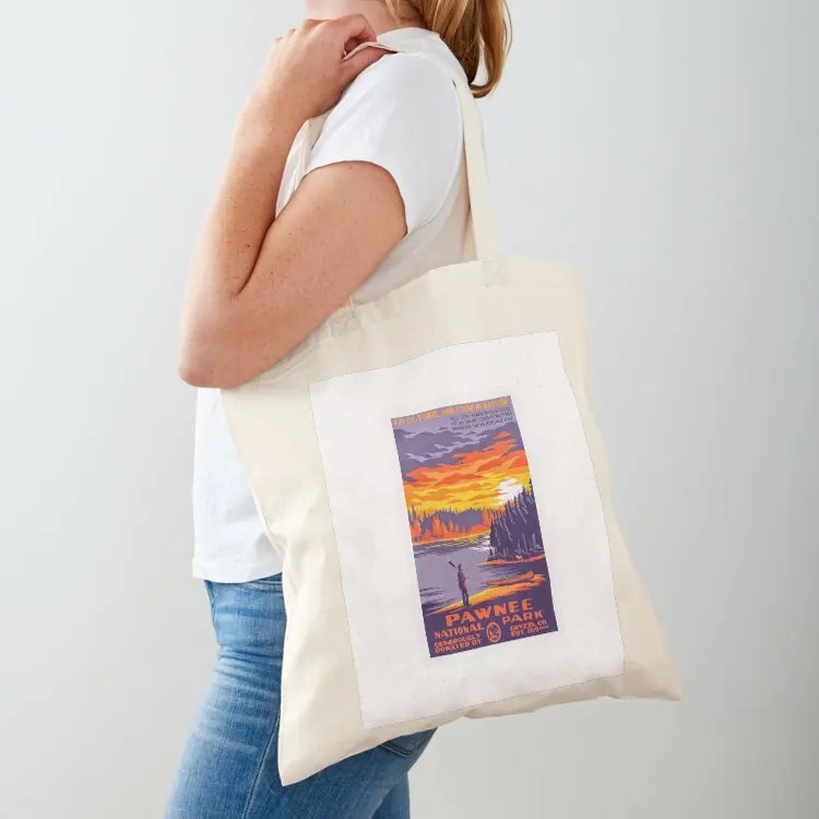 

Pawnee National Park Tote Bag Women's beach bags shoping bag tote bags aesthetic canvas tote bags