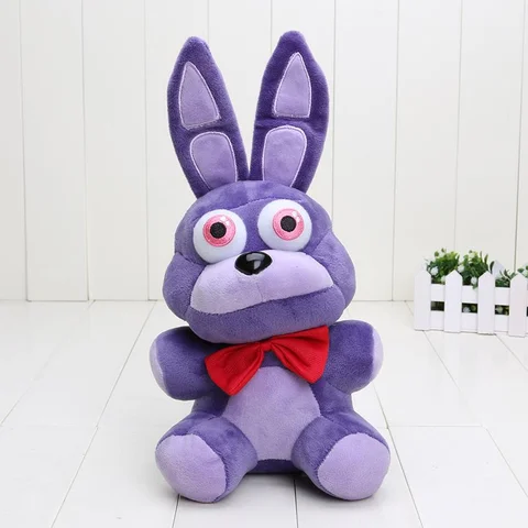 Purple Rabbit Plush Doll Red Tie FN Series Toys Convenient to Carry Anime Game Accessories Small Gifts for Friends and Kids