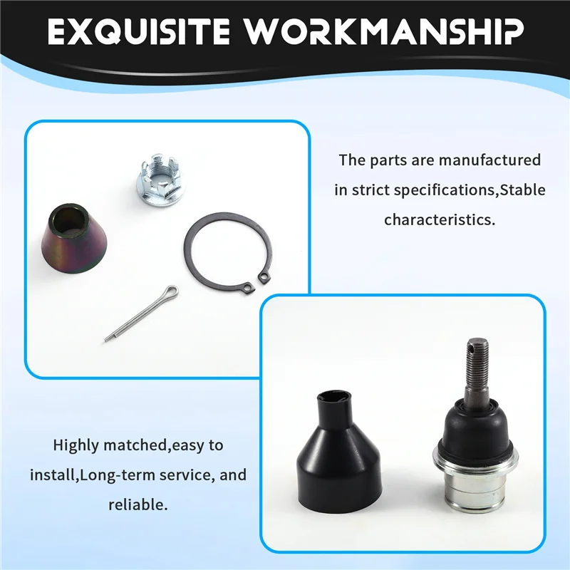 جديد-المفصل الأمامي السفلي ذراع التحكم وصلة كروية طقم استبدال لنيسان 350Z إنفينيتي G35 2003-2009 40160-AL55J