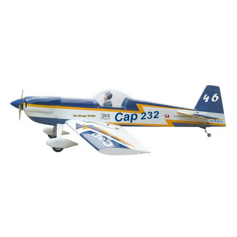 TWM Nitro RC 체중계 곡예 비행기, 1440mm 캡 232, 46S Balsa Avion 모델