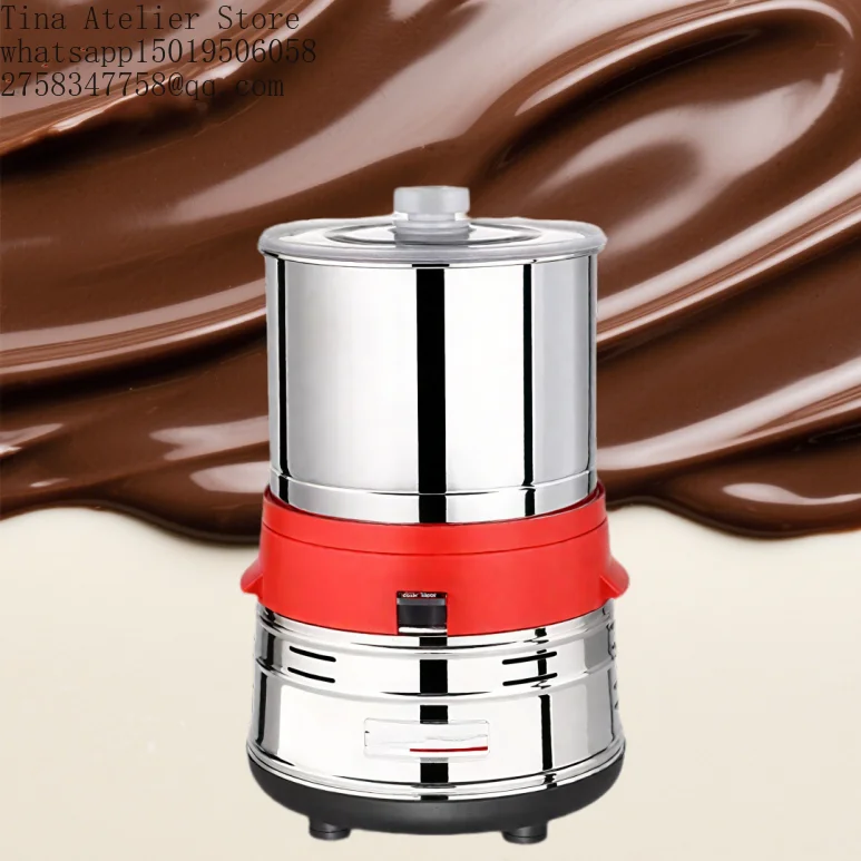 Portable Snack Shop Restaurant Heavy Du=ty Cocoa Grinder Nut Paste Maker Peanut Butter Grinder Chocolate Melanger