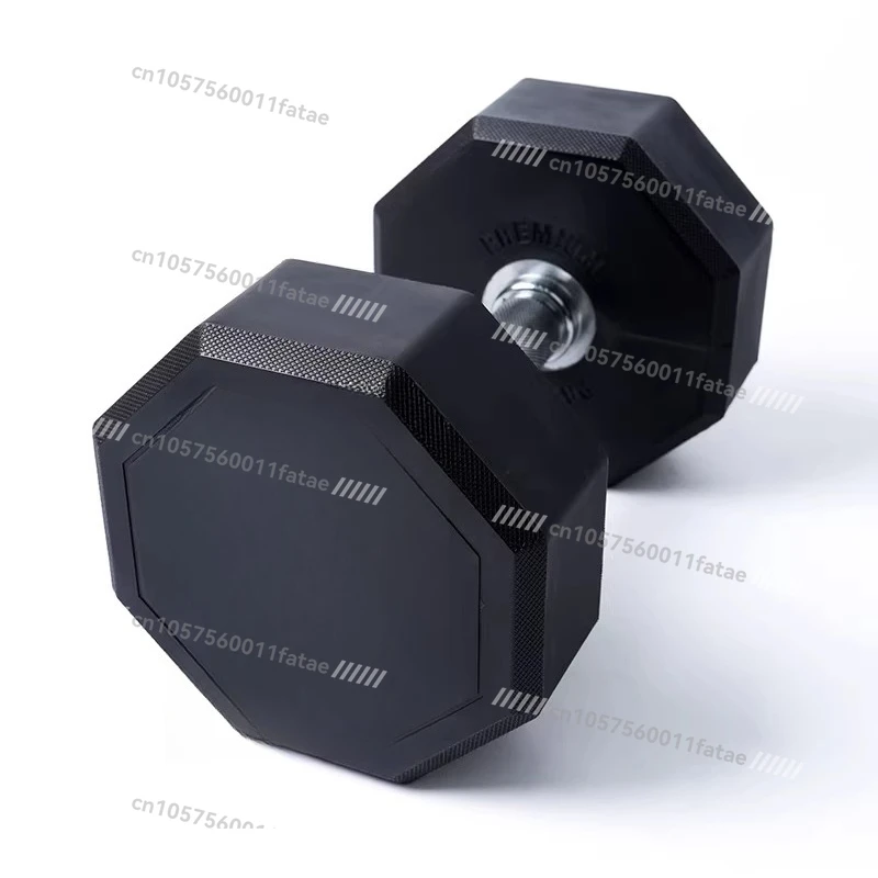 Dumbbell Household Rubber Dumbbell Odorless and Drop-resistant Fitness Barbell Small Barbell Dumbbell