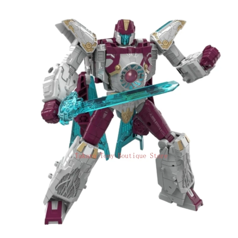 In Stock Takara Tomy Transformers Toys Legacy United 18cm Voyage Class Vector Prime Autobot Action Figures Hobbies Collectible