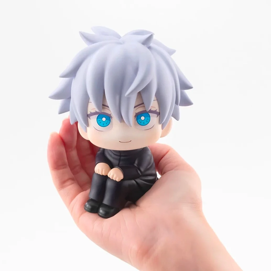 

10CM Jujutsu Kaisen Gojo Satoru Anime Character Look Up Handmade Model Doll Collectible Cute Decorative Ornament