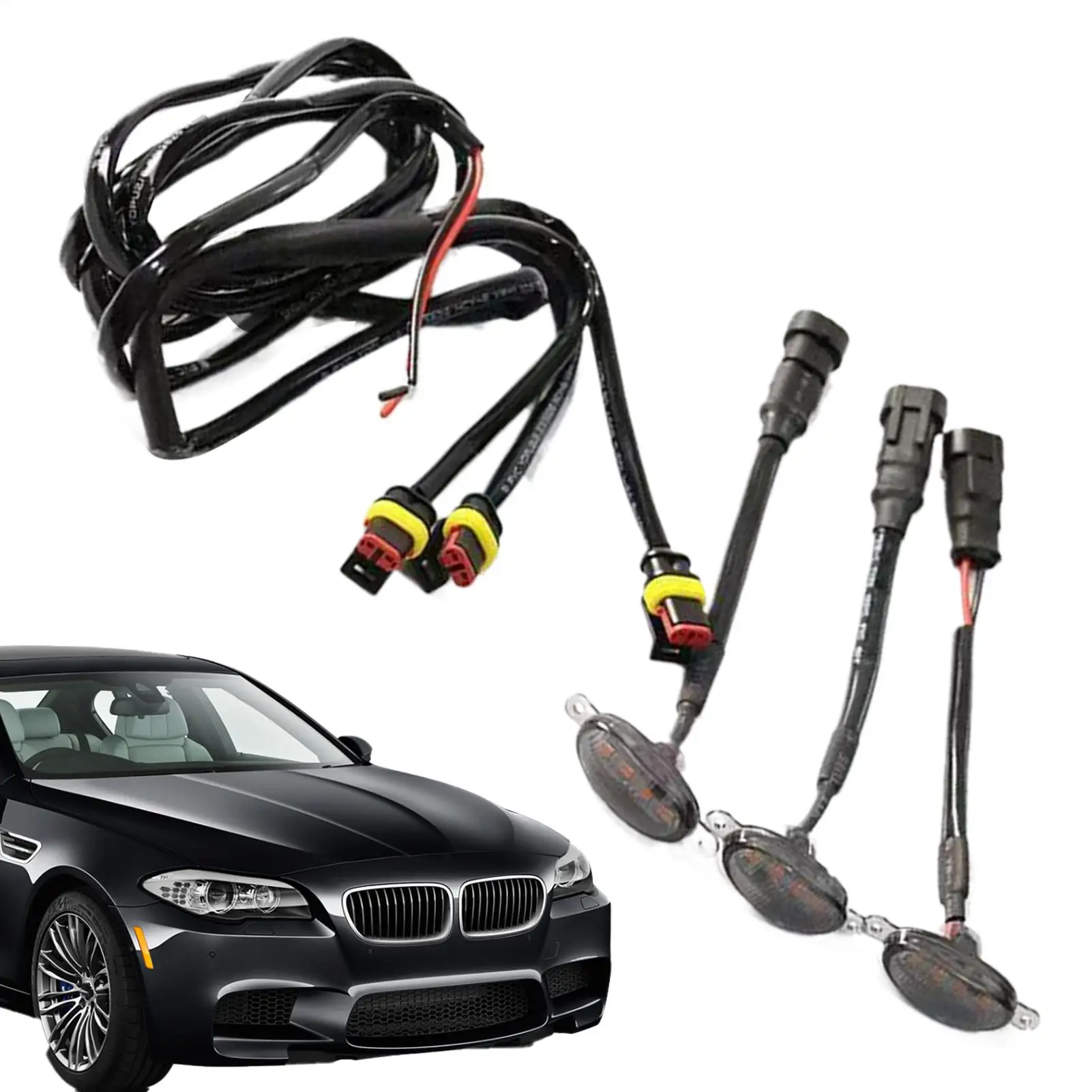 

Для Ford F-150 фонари решетки для транспортных средств повышающая видимость безопасного вождения капот решетки яркие для автомобиля для кемпинга путешествия