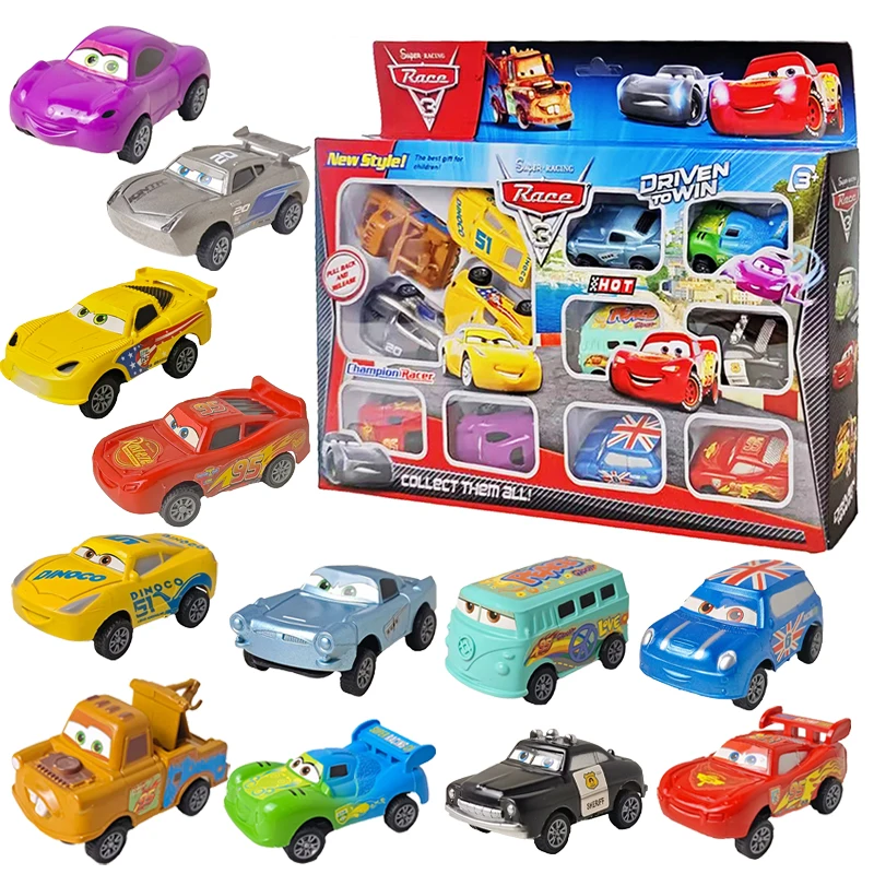 

Новые мини-автомобили Disney Pixar Cars 3, Молния Маккуин Джексон Шторм, модель из ПВХ, игрушки для детей, подарочные коробки на день рождения