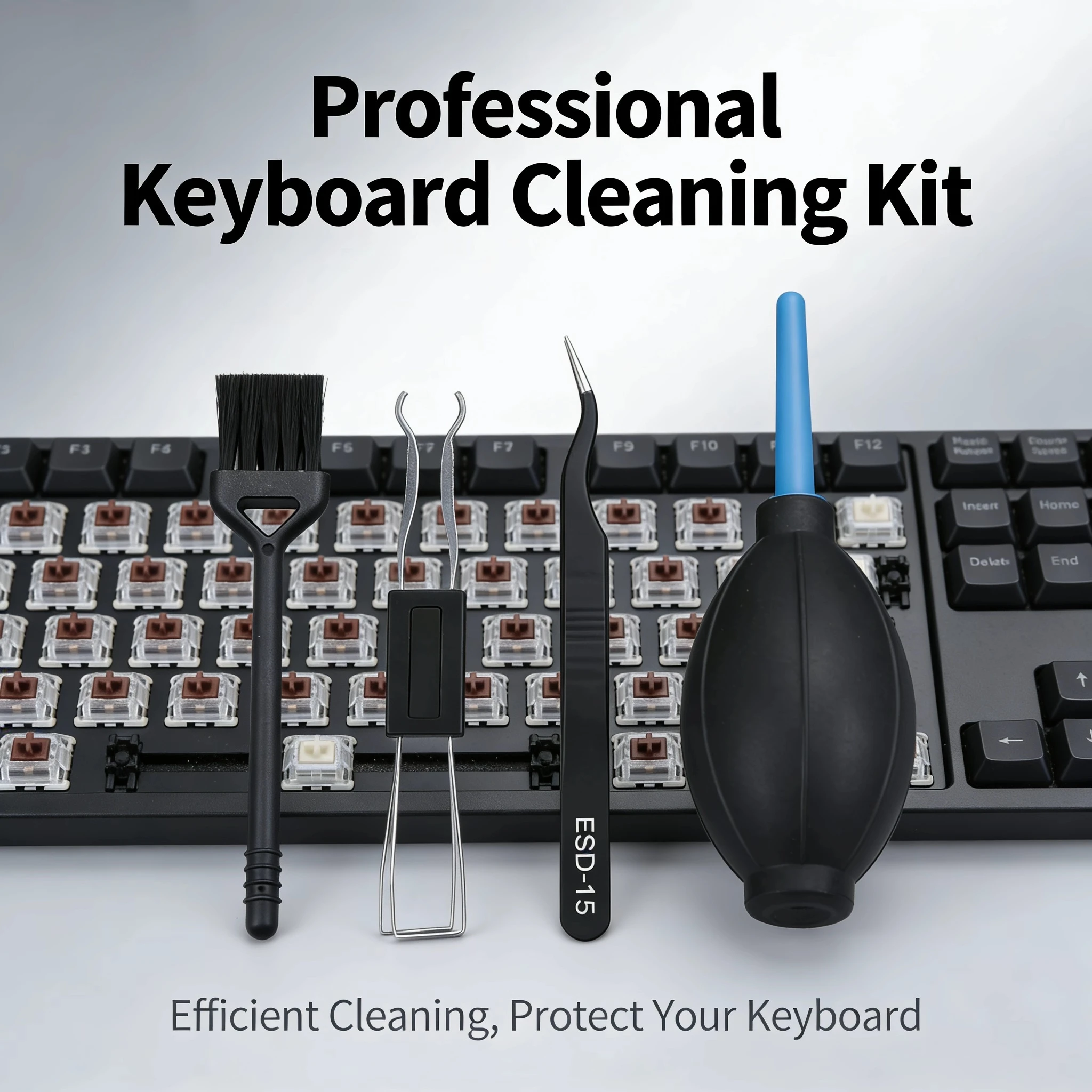 Keyboard cleaning four piece set professional cleaning, say goodbye to crevice dust